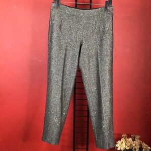 TALBOTS PETITES TWEED PANTS SIZE 4P